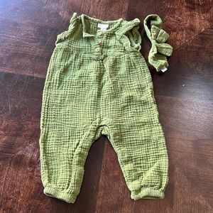 2pc Green Cat and Jack Outfit